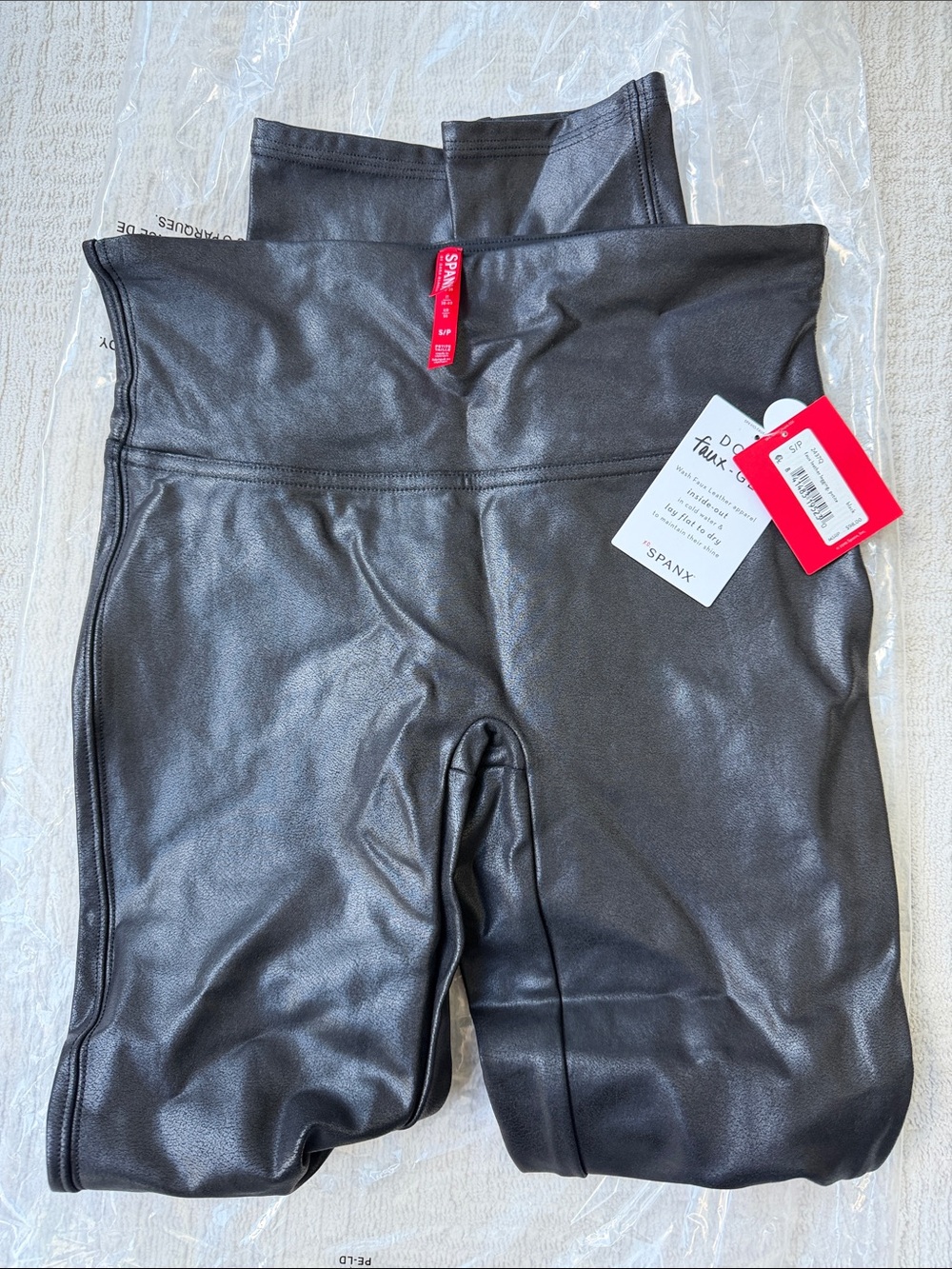 SPANX Black High-Waist Shaping Leggings